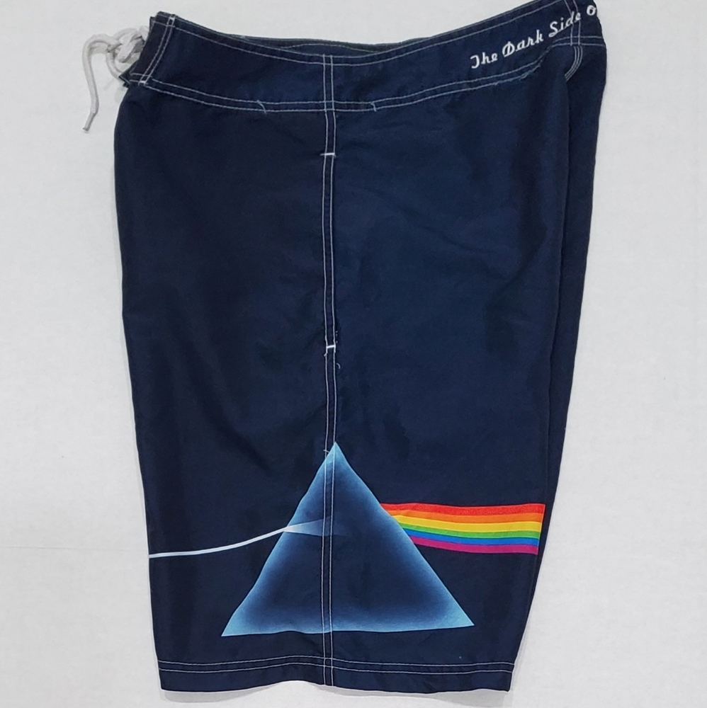 Pink Floyd size 34 swim trunks board shorts